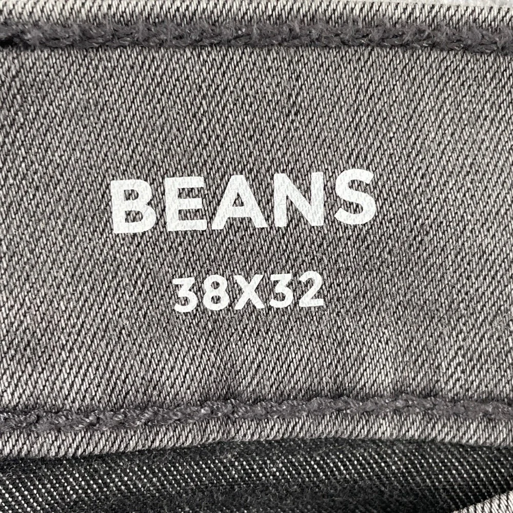 Mugsy Jeans Men 38x32 Gray Beans Slim Stretch Denim Pants Casual Comfort